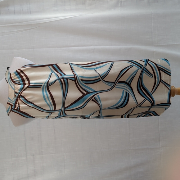 BCBGMAXAZRIA sleeveless shift dress with bow NWT - Picture 3 of 10